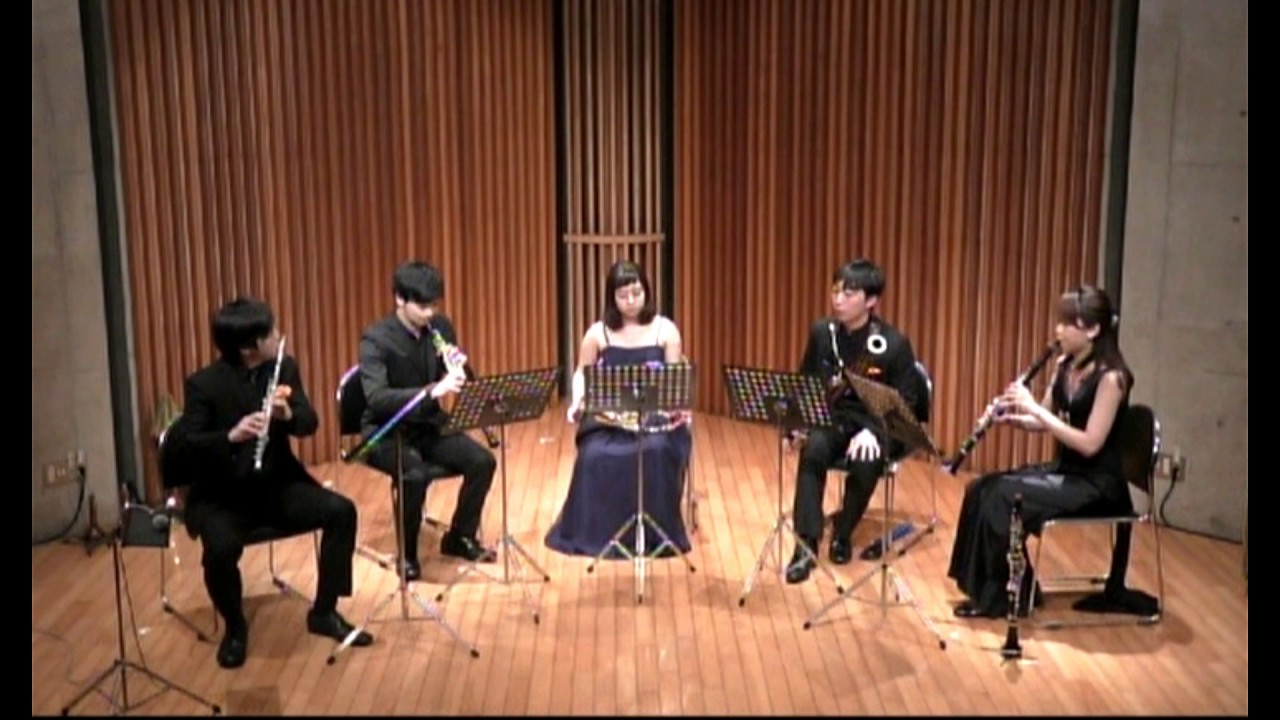 クープランの墓  木管5重奏  Le Tombeau de Couperin for wind quintet