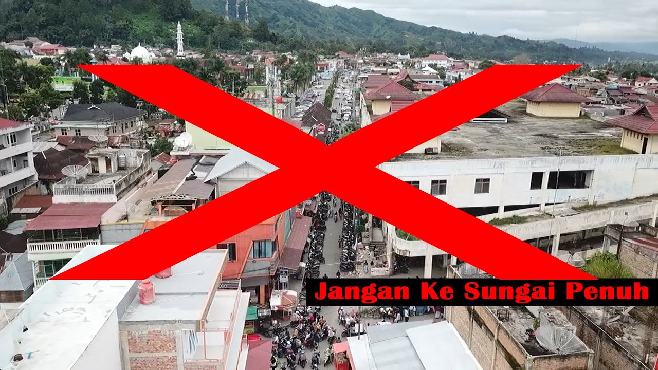 Info Udara Terbaru - Kondisi Kota Sungai Penuh Sehari Sebelum Lebaran