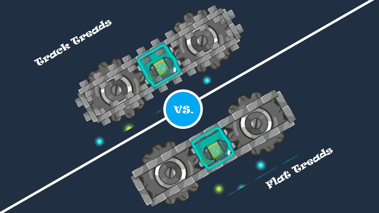 Bad Piggies: Leading Edge 2021.1 | Race #1: Flat Treads VS. Track Treads