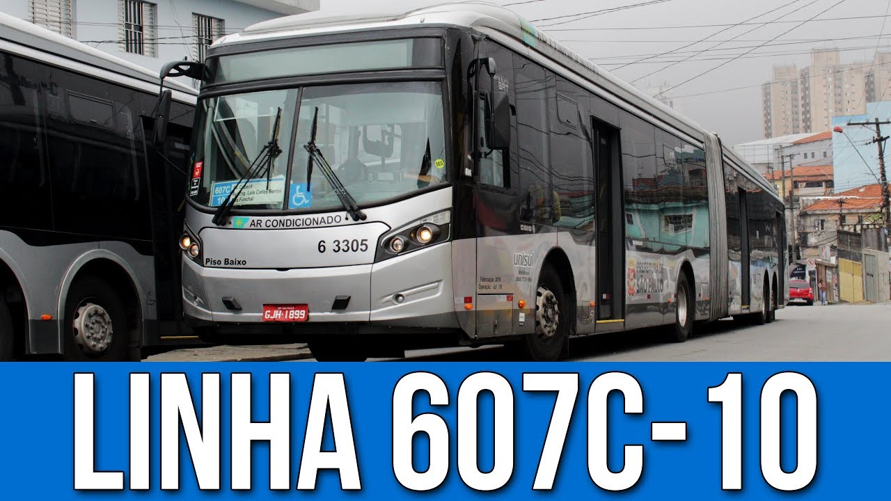Linhas de Ônibus #05 - 607C-10 - Jardim Miriam/Itaim Bibi