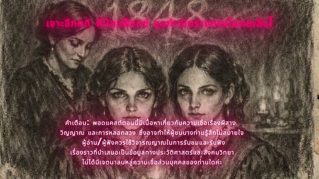 ✏️ จากเด็กหญิงสู่ลัทธิพันล้าน!  คดี พี่น้องฟ็อกซ์ (The Fox Sisters) ร่างทรงลวงโลก?🤫