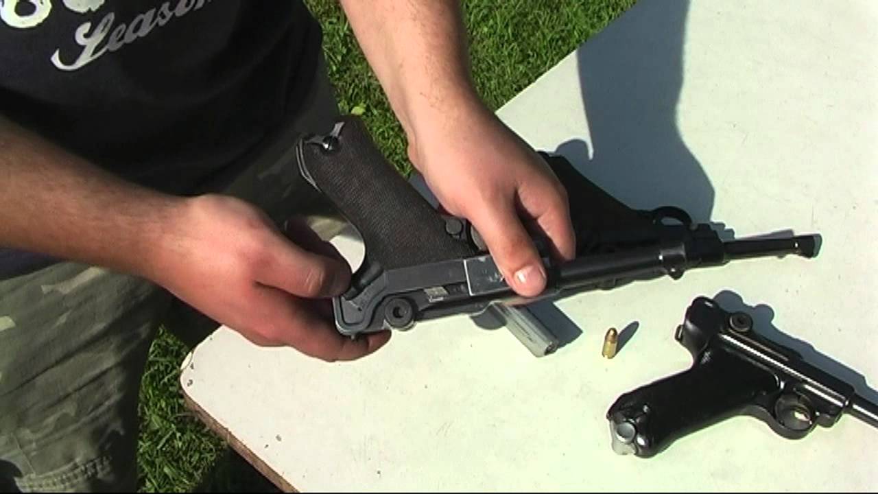 Střelnice HD: pistole Luger P08 Parabellum 9mm Luger HD