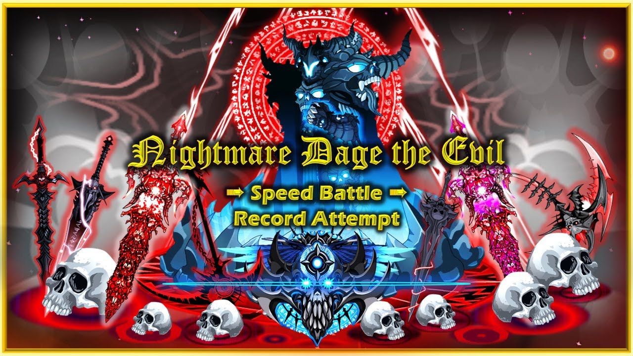 EpicDuel Nightmare Dage the Evil Record Attempt [Speed Battle]