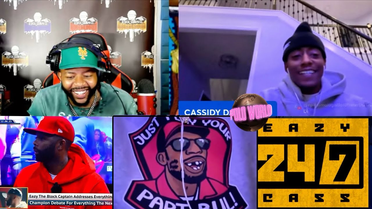CASSIDY GOES OFF ON EAZY 24/7 VLOG & CHAMPION INTERVIEW + SHOWS NEW BUL MERCH OH NAH!!! 