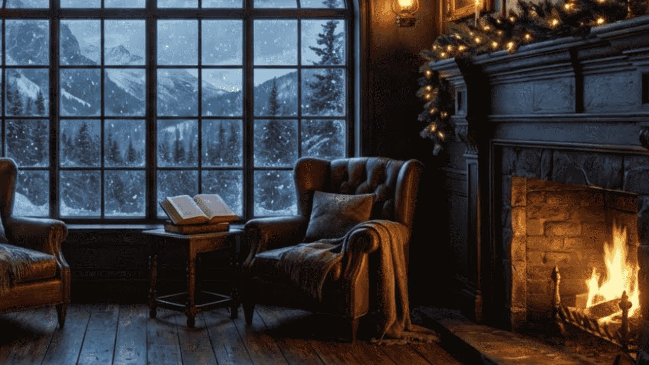 Cozy Winter Celtic Tavern ❄️☘️ | Reading Ambience & Relaxing Irish Music