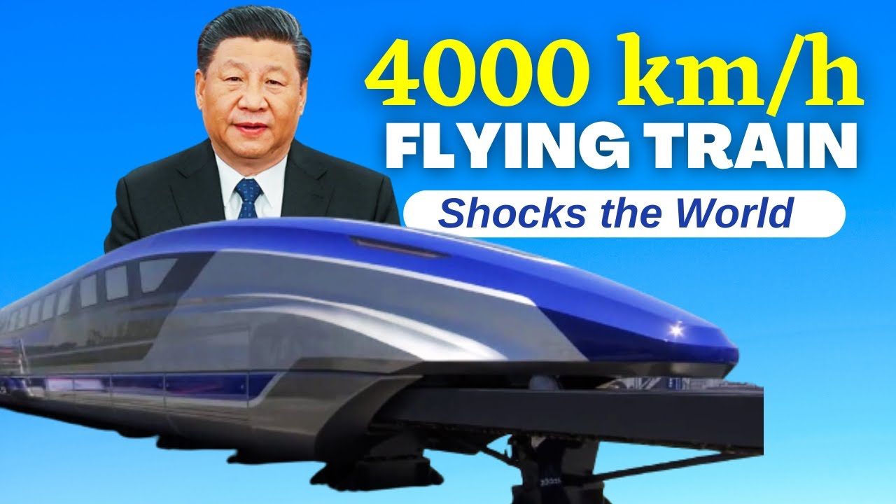 China's Does it Again! 4000 km/h Train,Faster Than Planes.