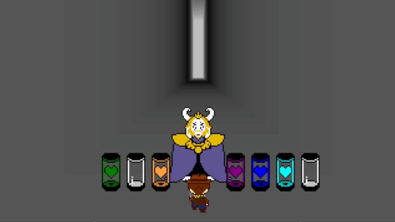 Undertale Yellow True Ending （asgore fight）