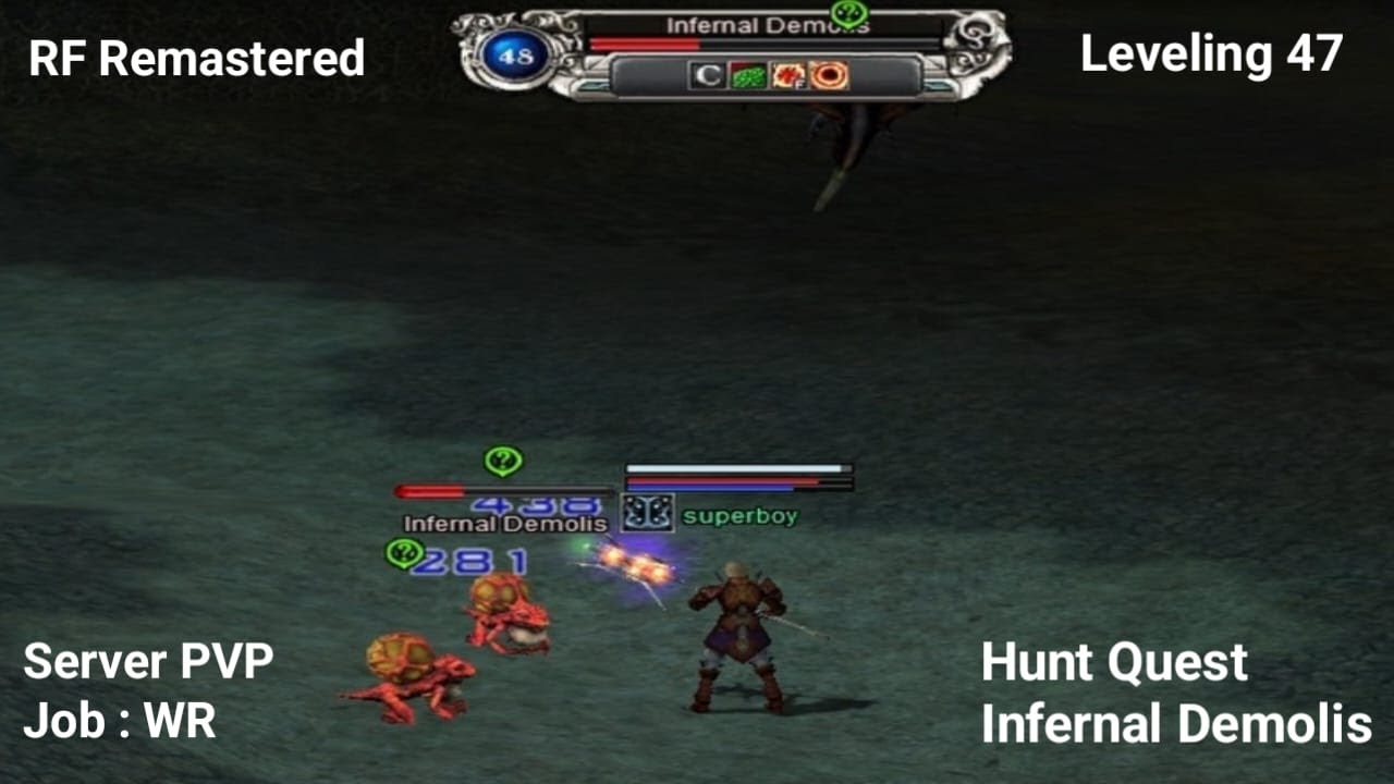 RF Online Remastered - Leveling Cora 47 - PVP