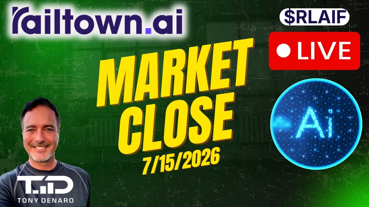 Прямая трансляция Railtown AI: обсуждение закрытия рынка! 15 июля 2026 г., 14:00 по центральноаме...