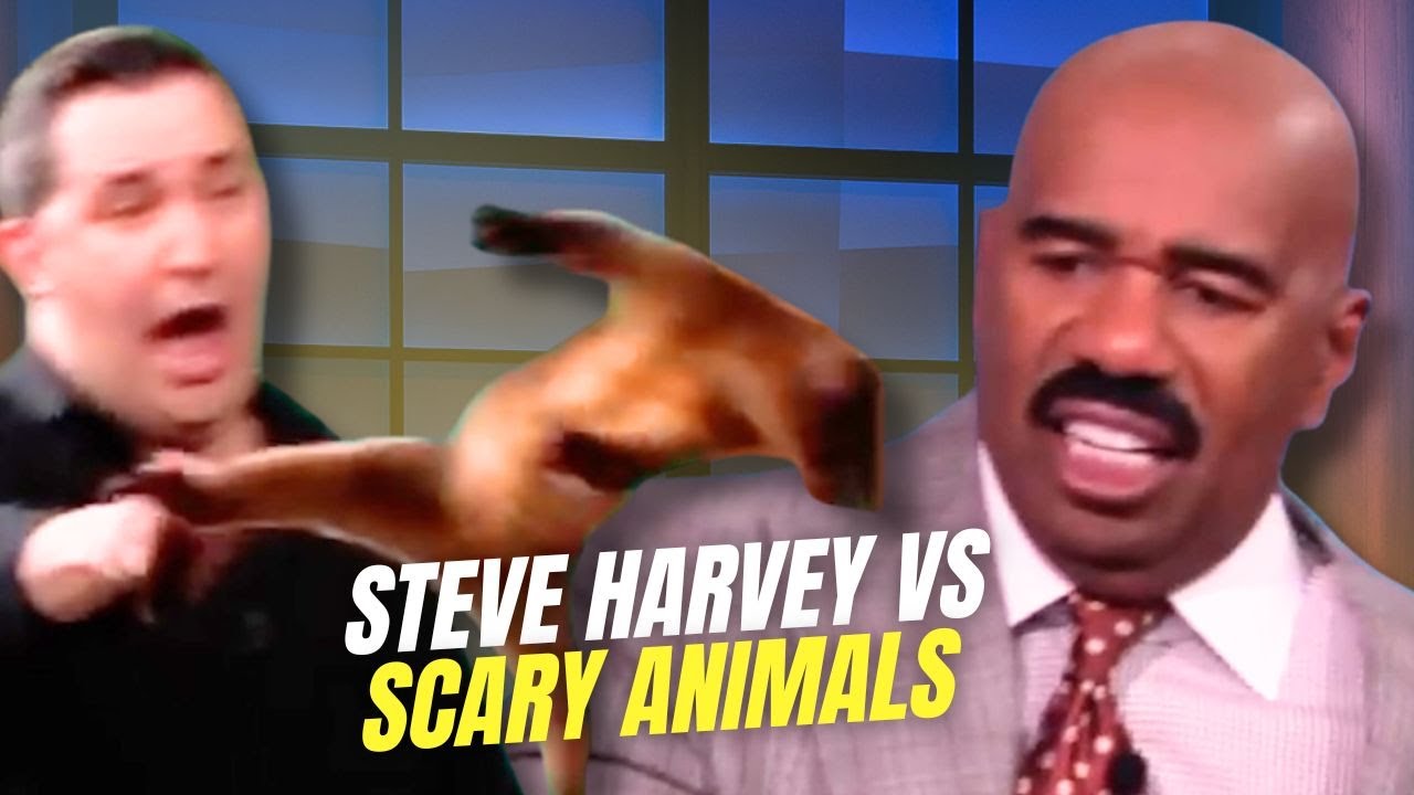 Steve Harvey’s Worst Nightmare? SCARY ANIMALS? 😱🕷️