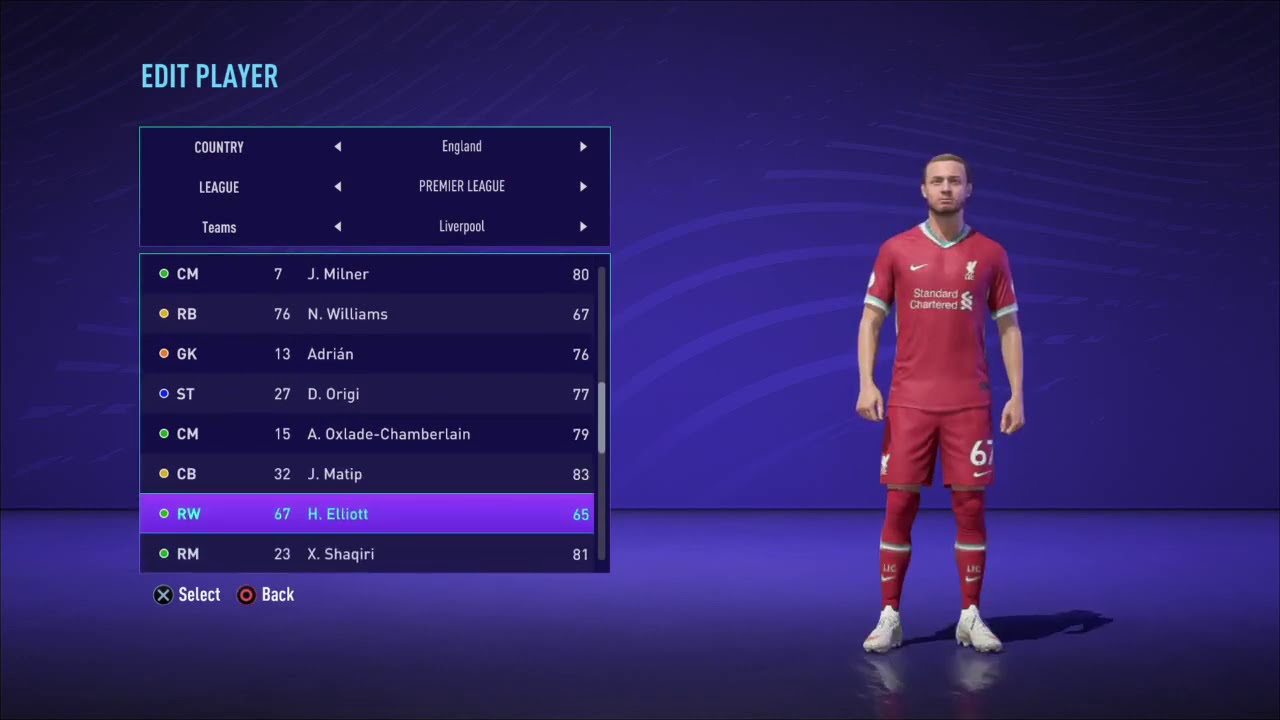 FIFA 21 Liverpool Players Faces & Ratings