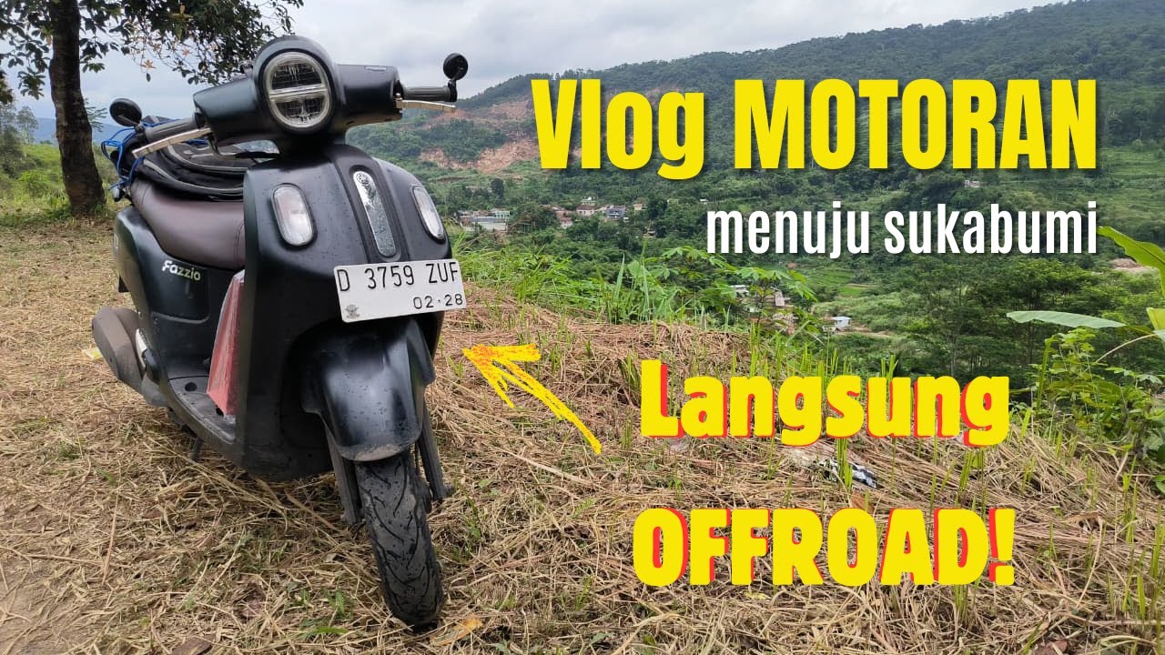 Langsung dibawa OFFROAD! | motoran bareng #aswad sampe ke Sukabumi | #fazzio