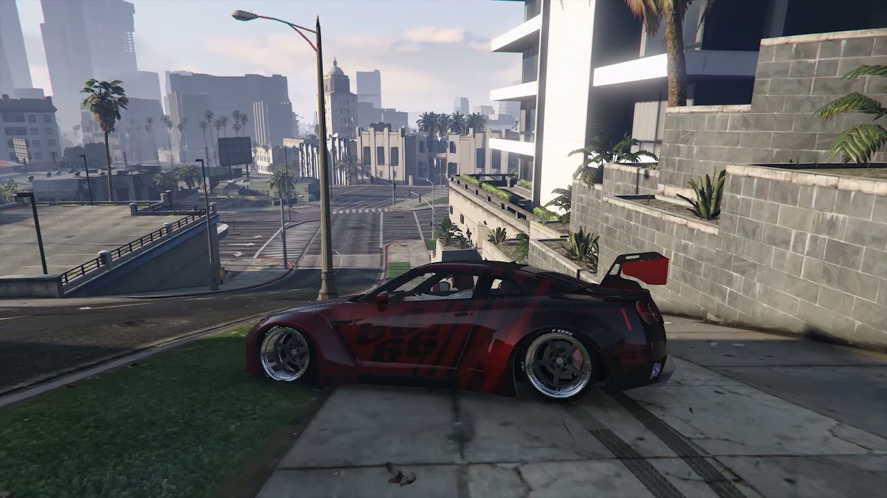 NISSAN GTR R35 drift GTA 5 FiveM
