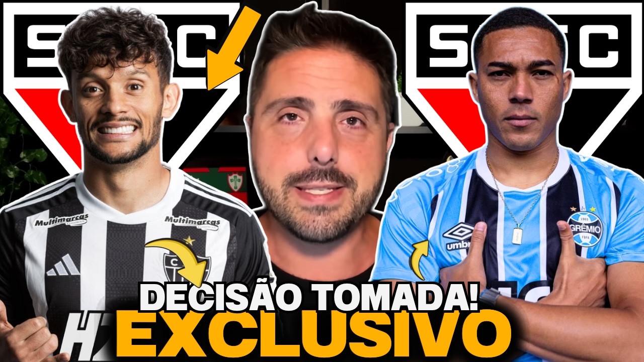 🚨EXCLUSIVO🚨| SÃO PAULO TOMA DECISÃO SOBRE GUSTAVO SCARPA!🚨| SPFC RECUSOU CARLOS VINICIUS EM 2025!