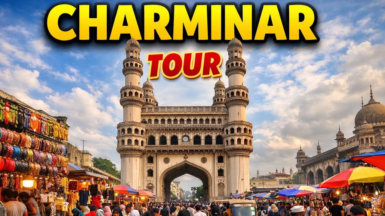 “Charminar Tour 🕌 | Complete Walk Around Hyderabad’s Icon | Full Experience