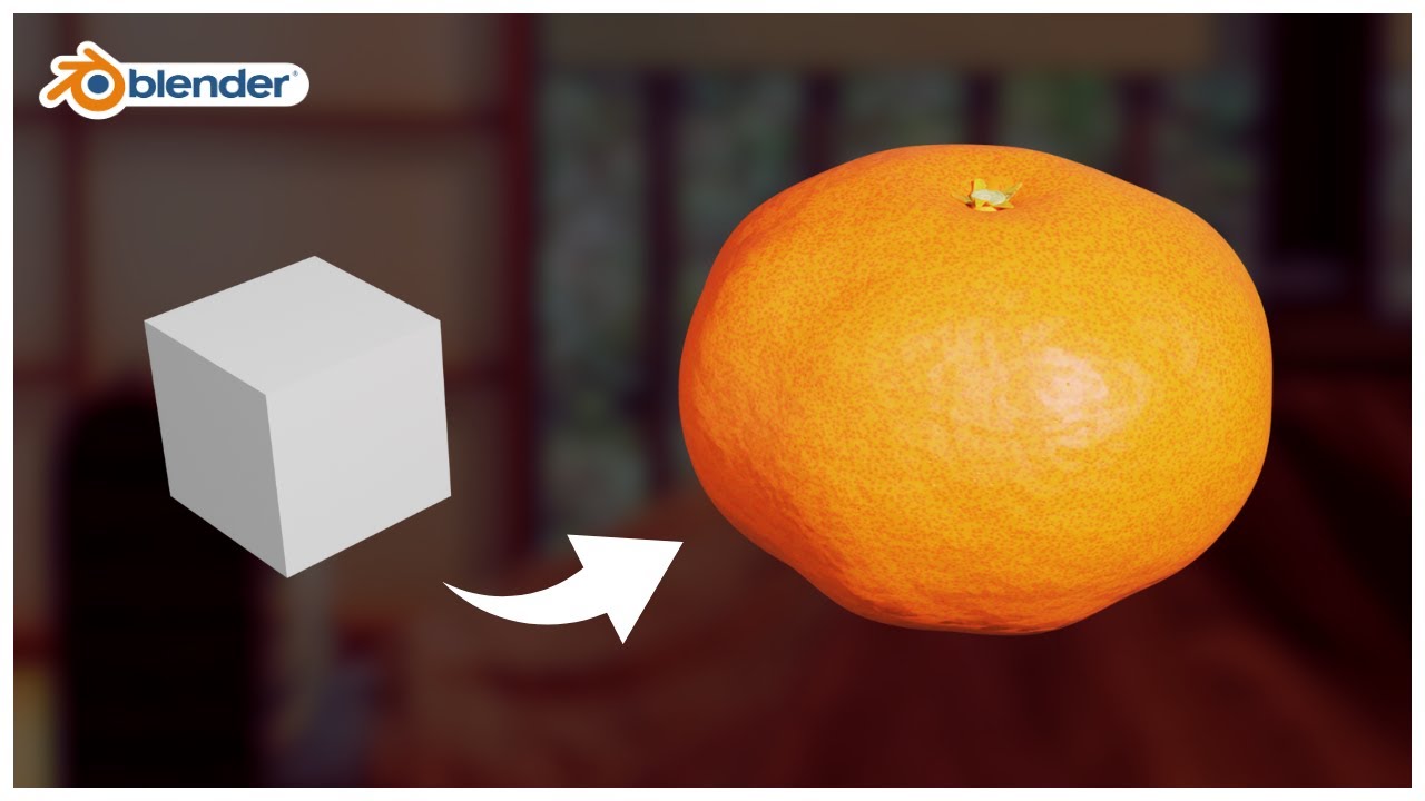 【Blender】みかん（Orange）の作成方法について解説！