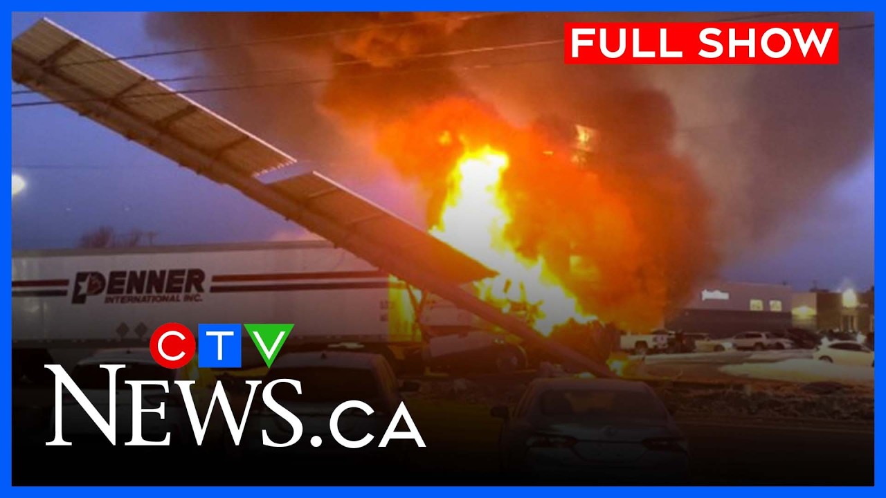Fiery semi crash locks up Circle Drive | CTV News Saskatoon at Six for Mar. 4, 2026