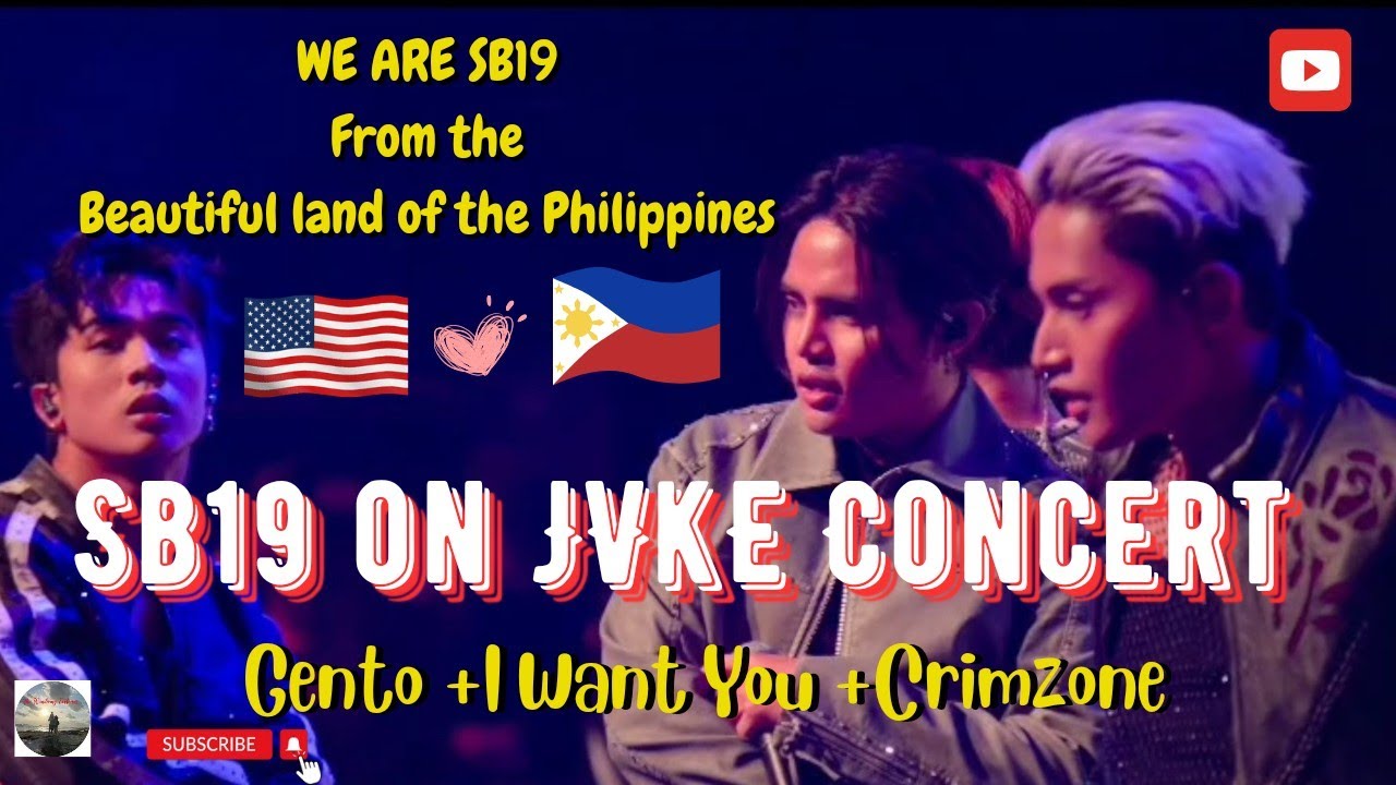 SB19 on JVKE Concert Opening With Gento + I Want You + Crimzone