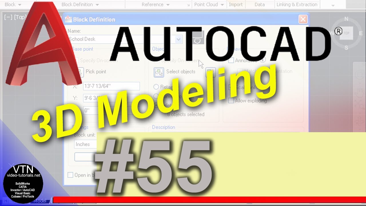 AutoCad 3d Modeling 55 ( Trim )