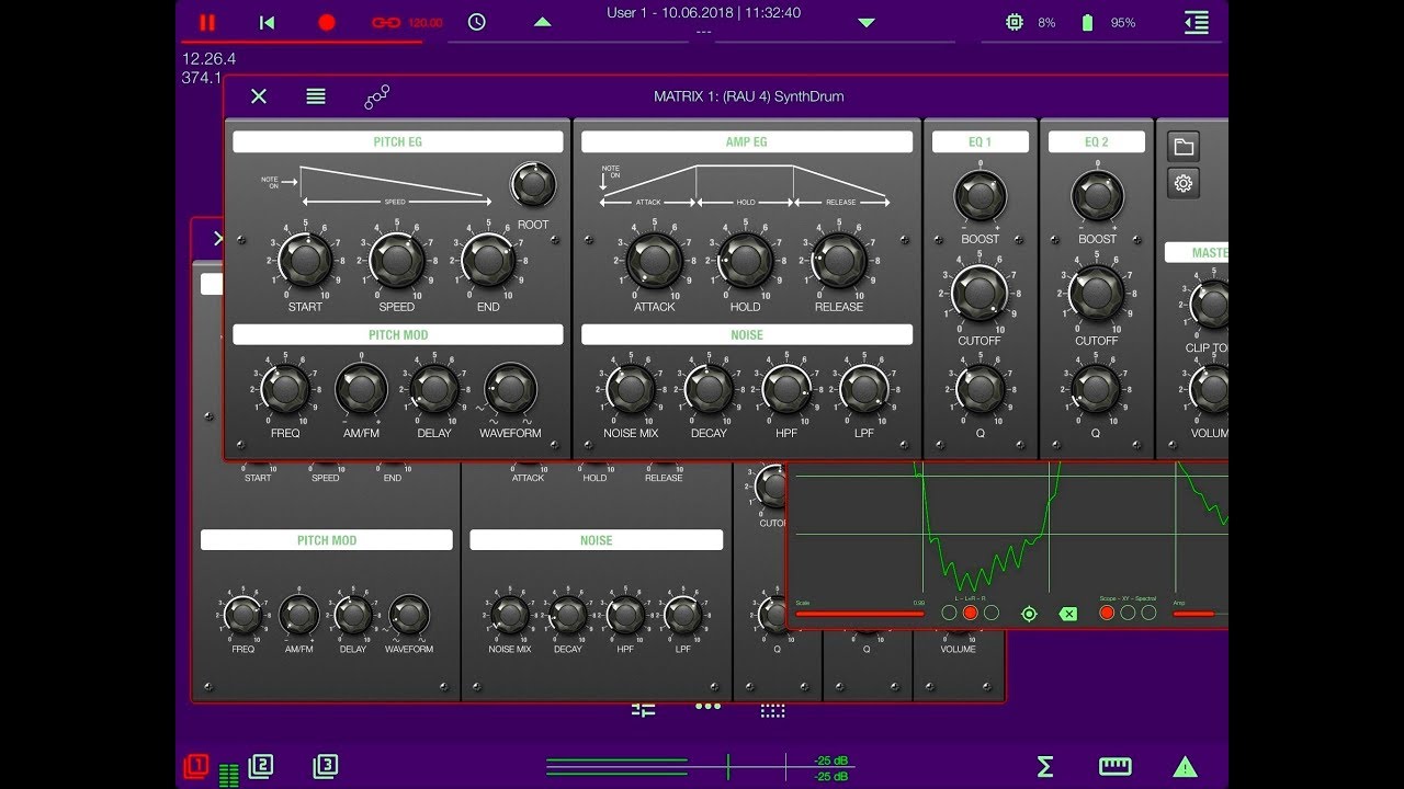 SynthDrum Kick - AUv3 Drum Synthesizer Tutorial & Demo for the iPad