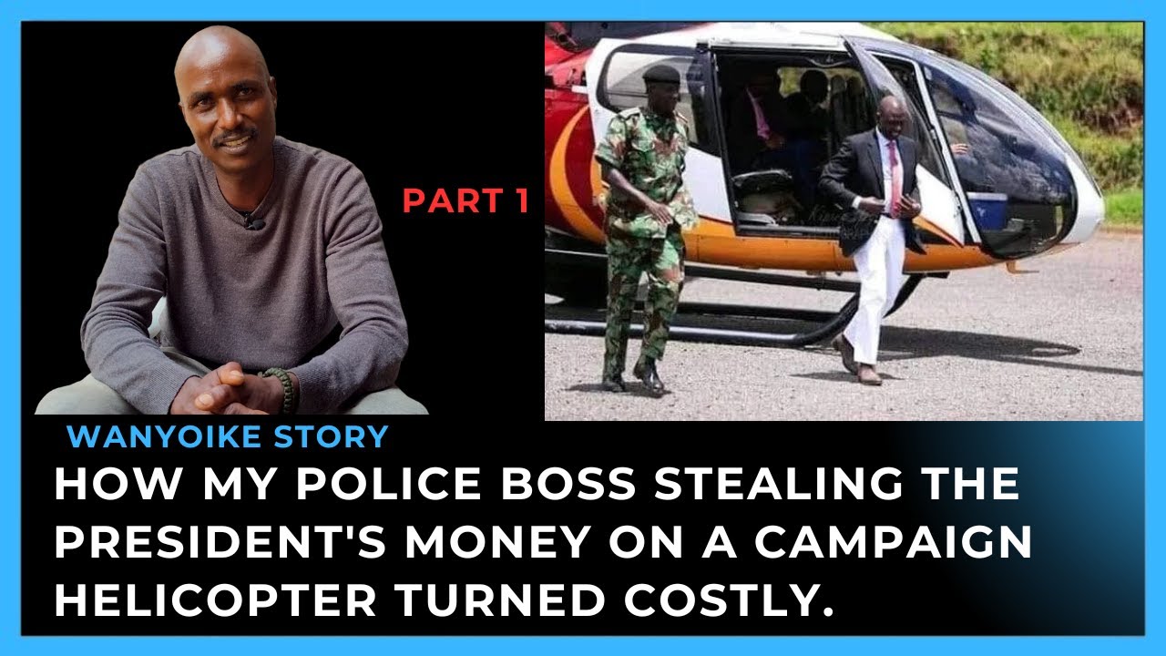 How my police boss stealing the president's money on a campaign helicopter turned costly.