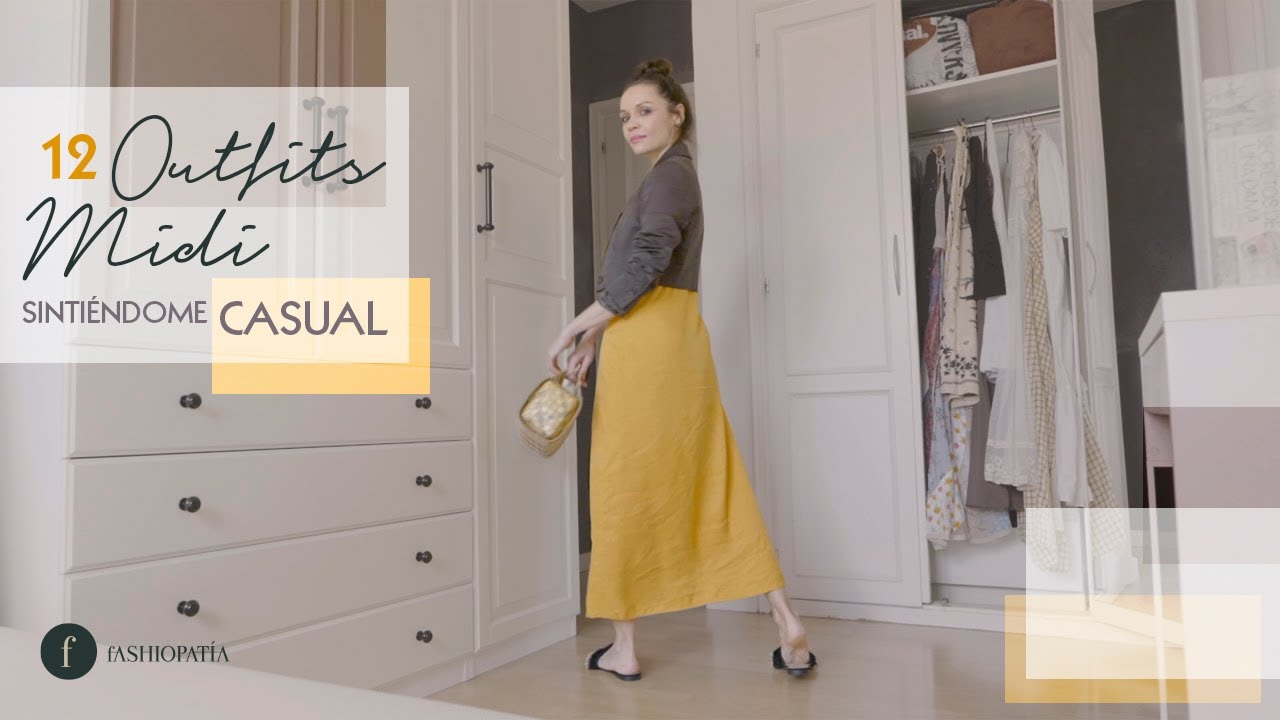 Cómo llevar PRENDAS MIDI sintiéndote CASUAL en 12 OUTFITS