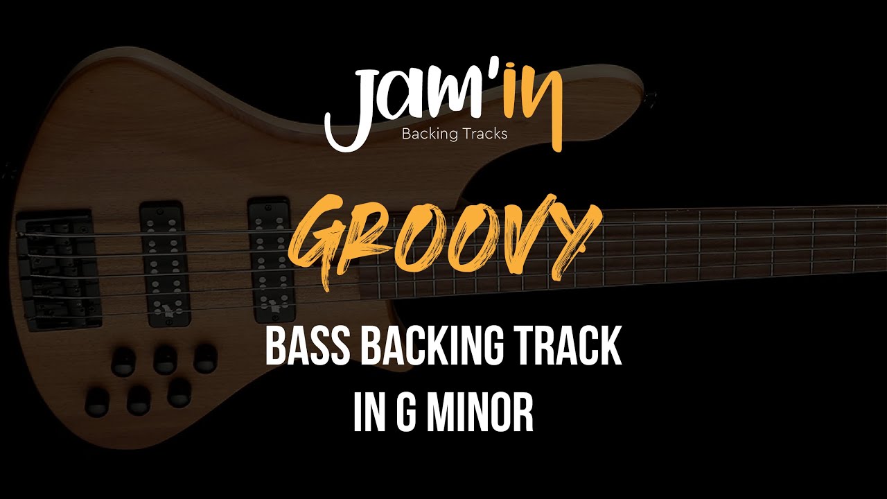 Groovy Bass Backing Track in G Minor