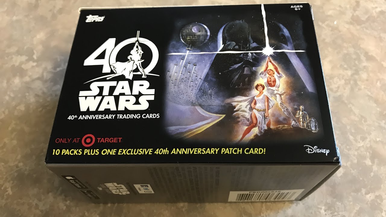 Star Wars Topps 40th Anniversary Cards Unboxing/Unwrapping