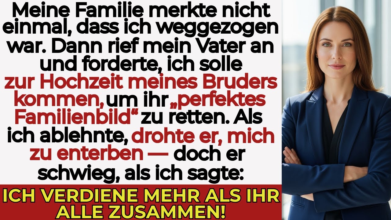 „Meine Familie ignorierte meinen Umzug – bis ich auf der Hochzeit meines Bruders auftauchte“