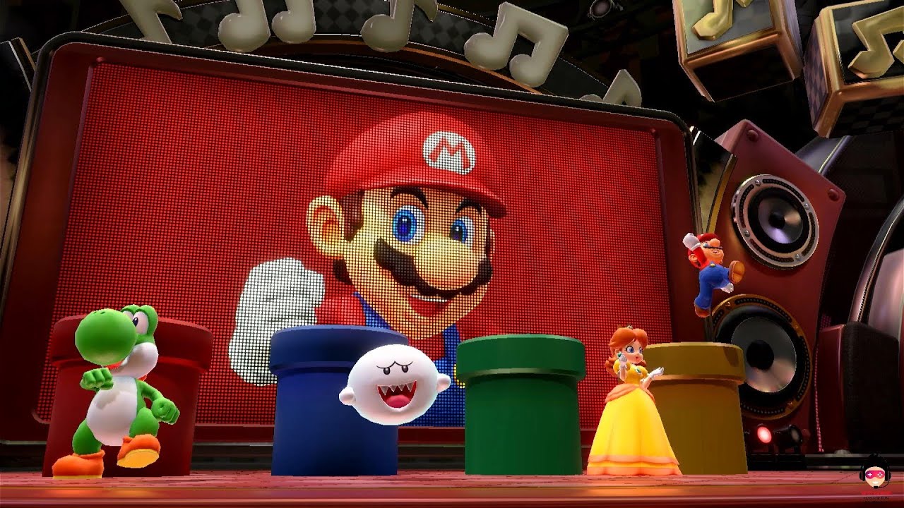 Super Mario Party - Yoshi, Boo, Daisy & Mario in Minigames