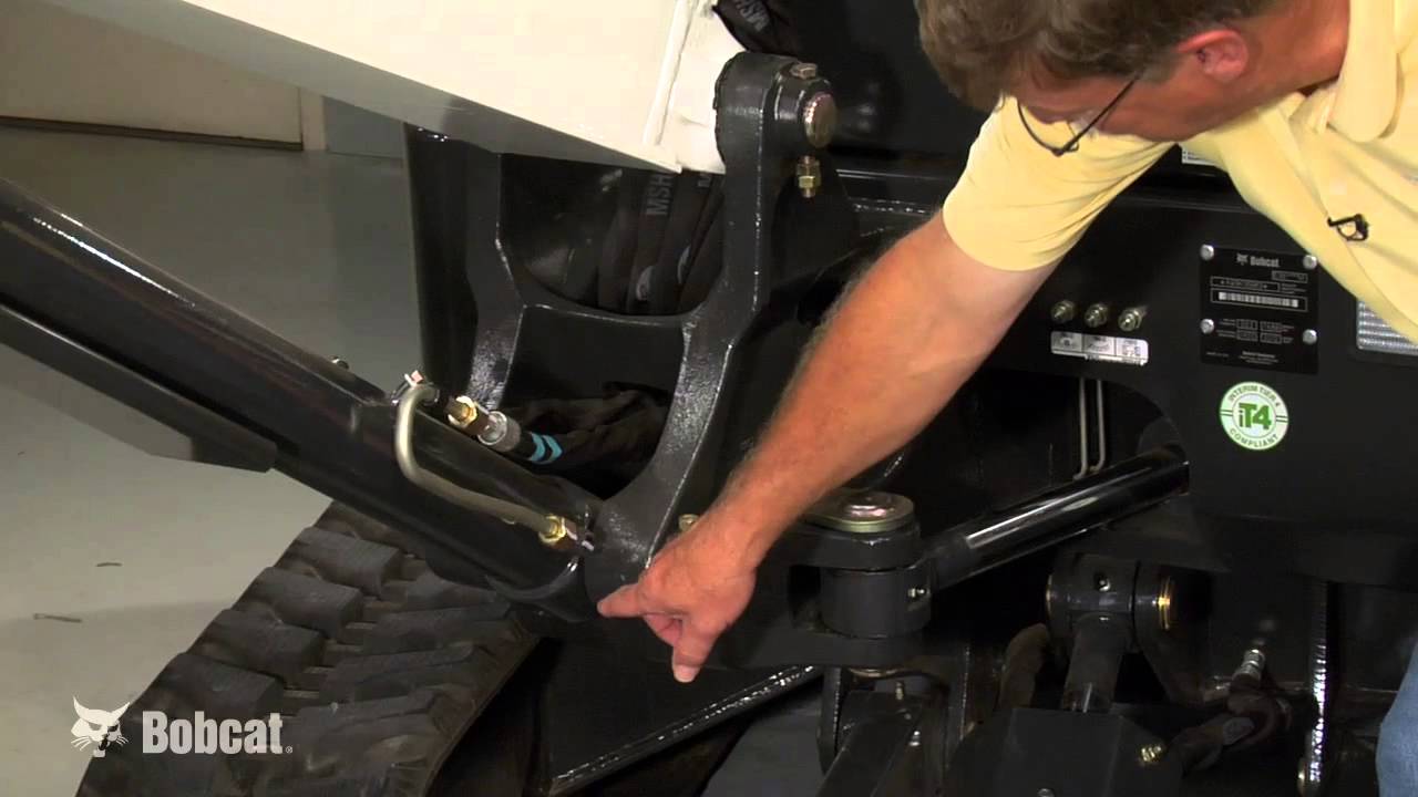 Смажьте свой компактный экскаватор Bobcat