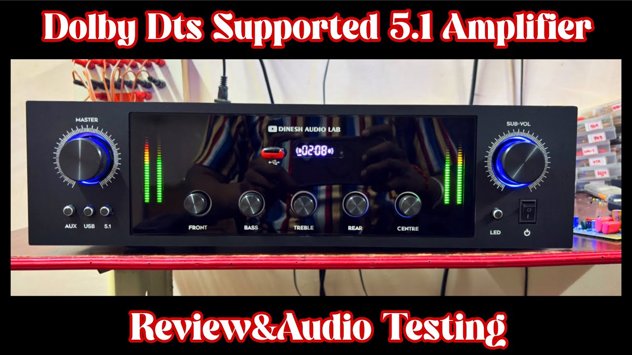Dolby Dts Supported 5.1 Amplifier🔥|Dinesh Audio Lab📱9443474754| #salem #namakkal #tamilnadu 
