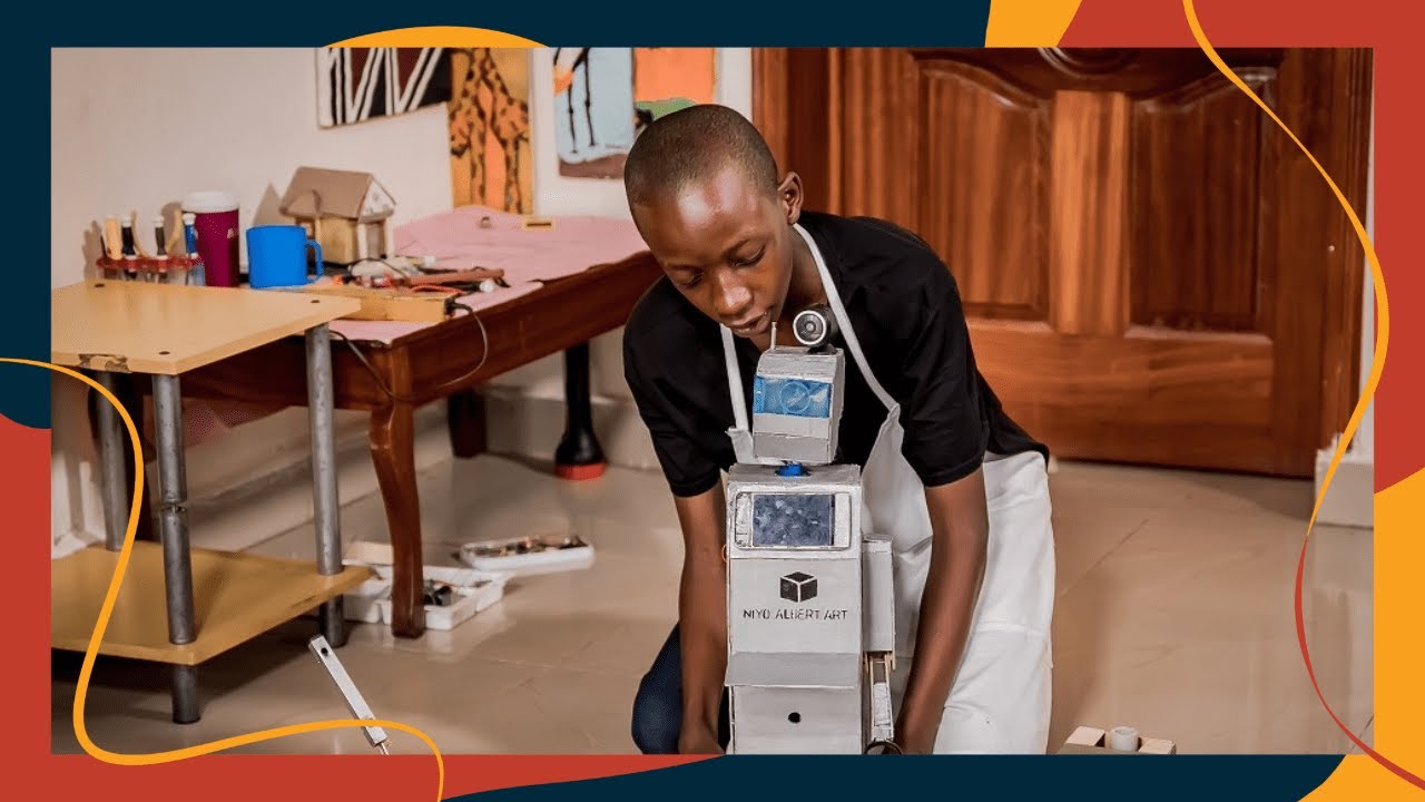 Ubuhanga bwa Niyonkuru w’imyaka 14 ukora robots