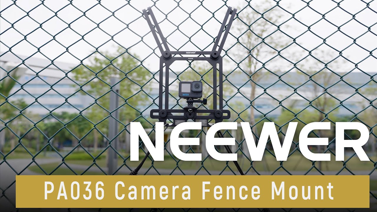 Introducing the NEEWER PA036 Camera Fence Mount with Phone Holder & Action Camera Adapter