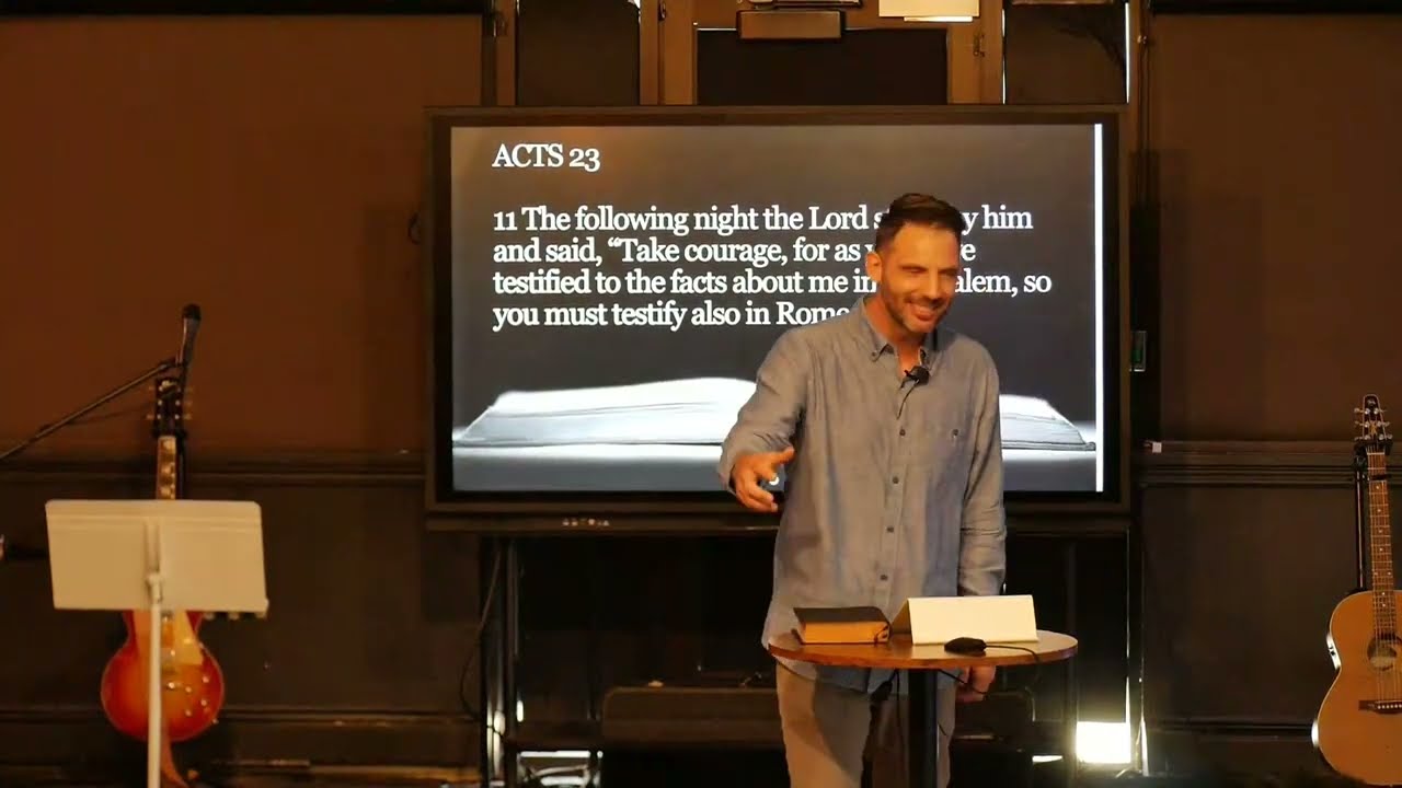 TRIUMPH IN TRIAL - The courageous comfort of Christ - Acts 23:11-35