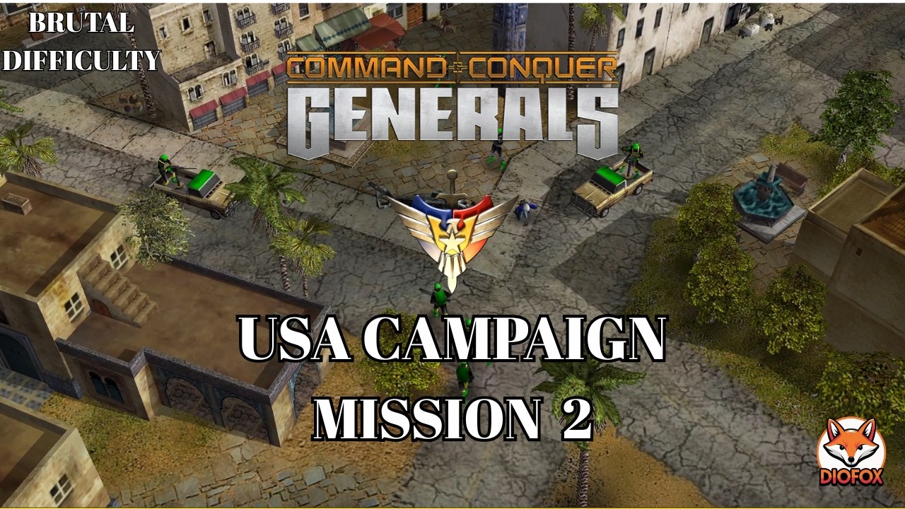 Command & Conquer Generals USA Campaign Mission 2 – Operation: Treasure Hunt (Brutal Difficulty)