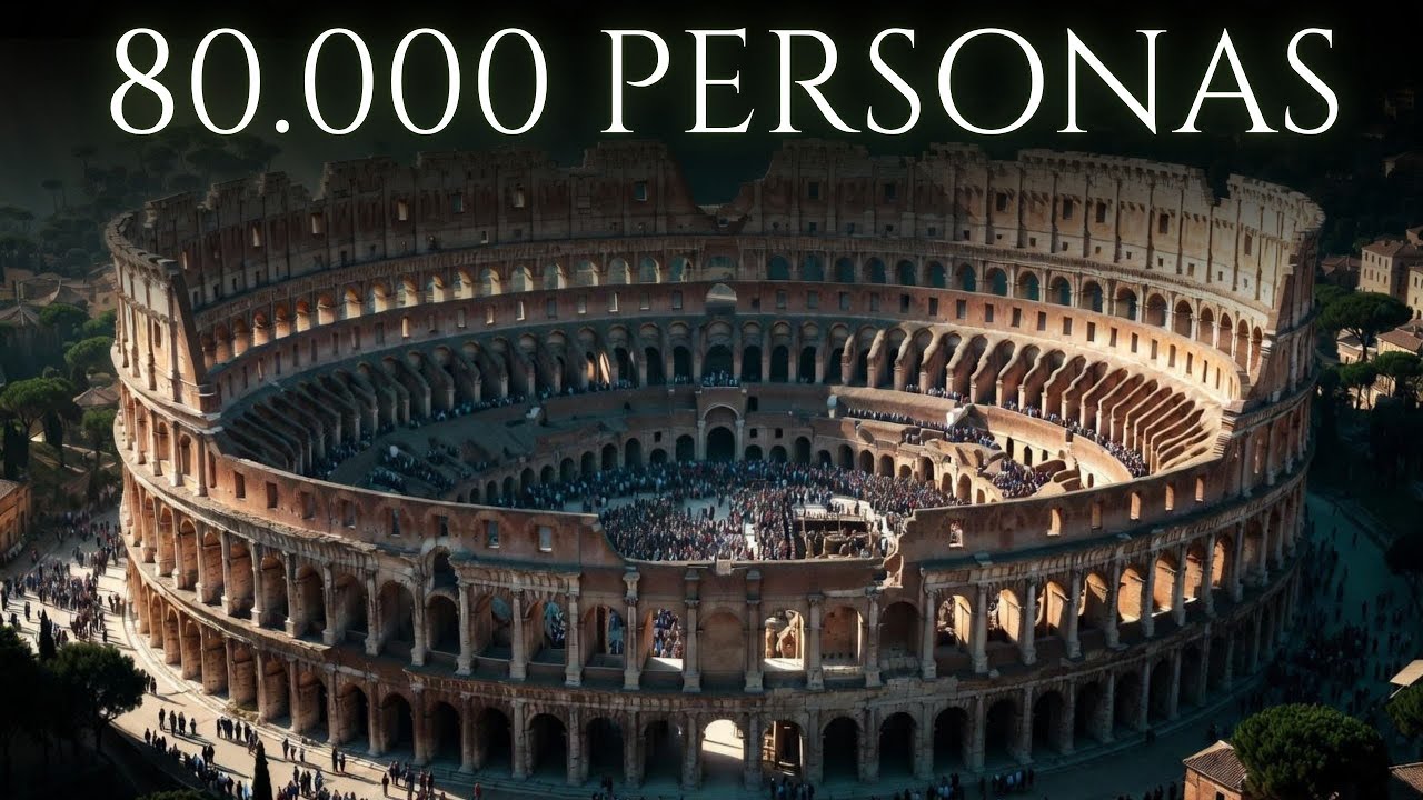 El Coliseo 80 000 Personas En Un Sistema De Ingeniería Imposible