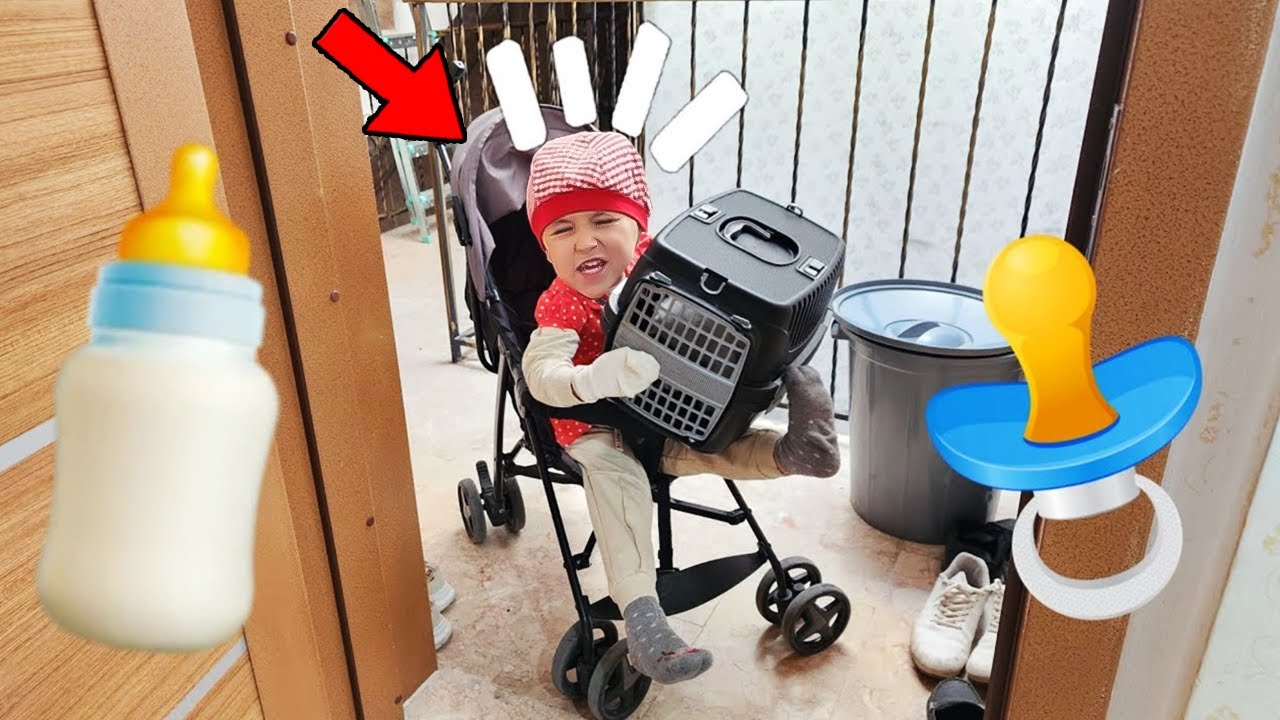 EYVAH !! KAPIMIZIN ÖNÜNDE MİNİK BİR KEDİ VE BEBEK VAR !!!