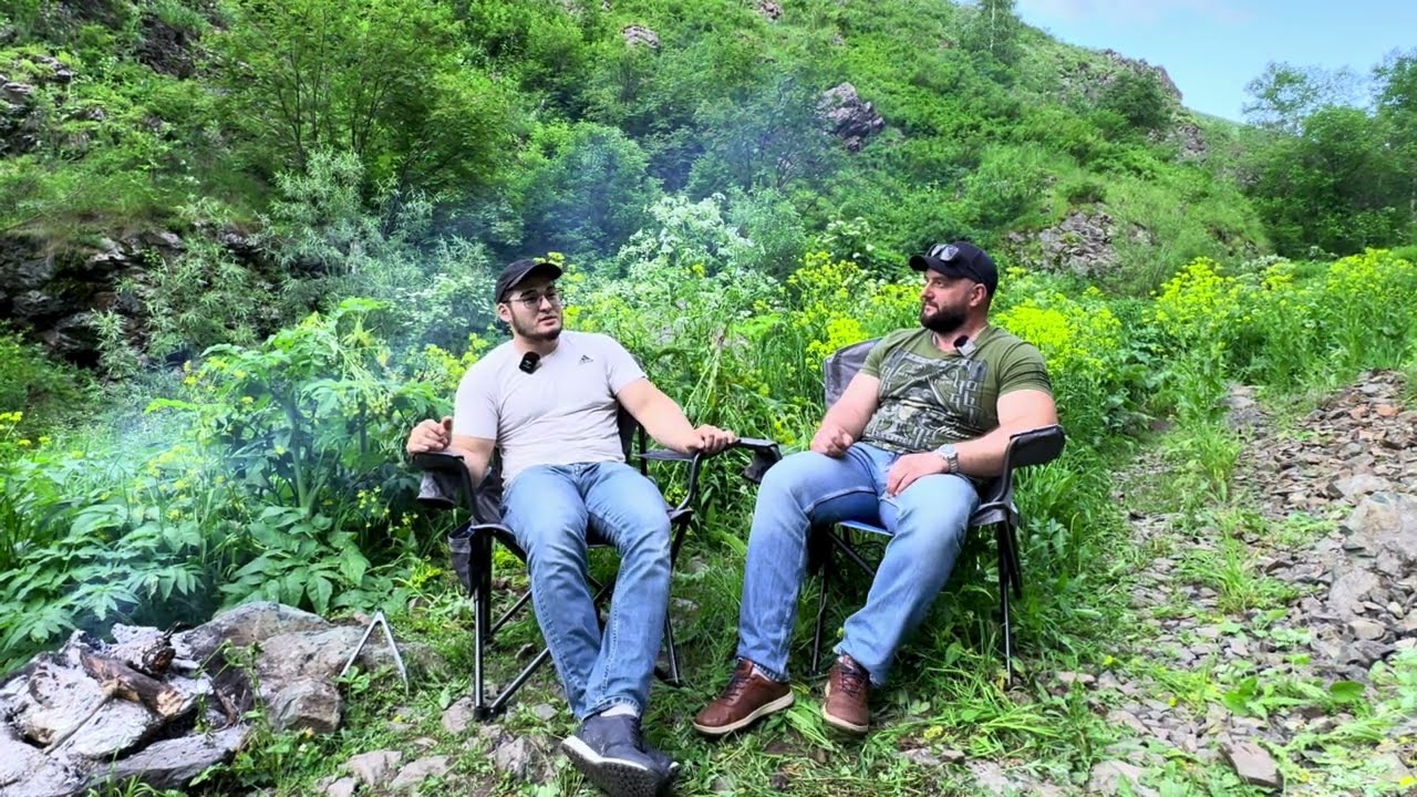 Илья Ильин в гостях у Алижана Муратова/ форель KOT11 #armwrestling #армрестлинг #форель #природа