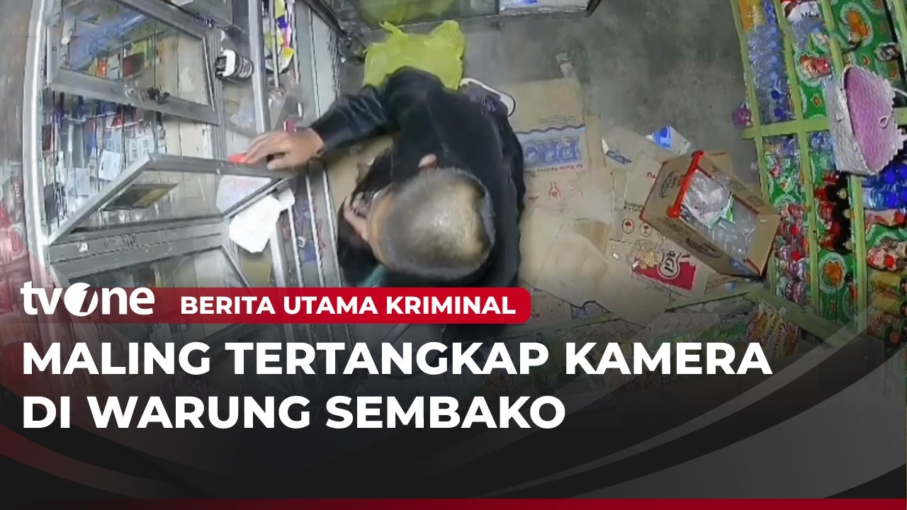 Terekam CCTV Aksi Pencurian di Warung Sembako di Palangkaraya | Berita Utama Kriminal
