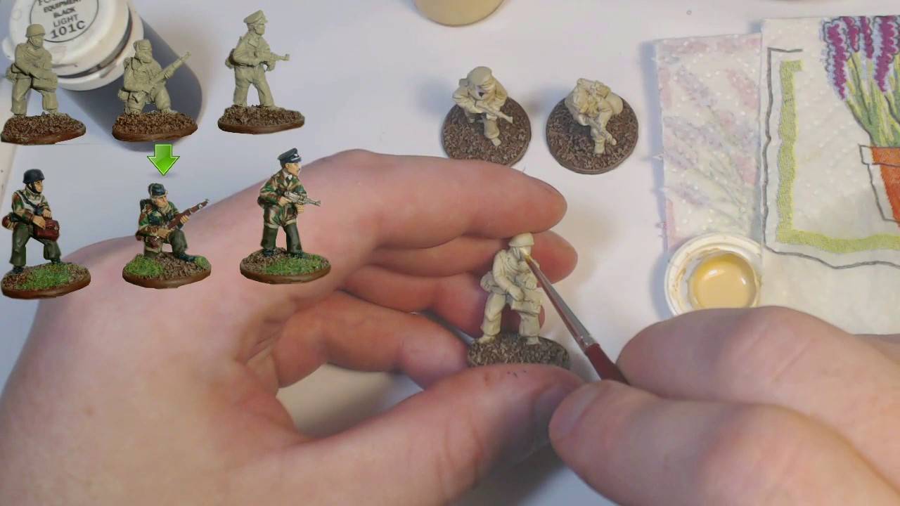 Peinture QG Fallschirmjager pour Bolt Action   EP06