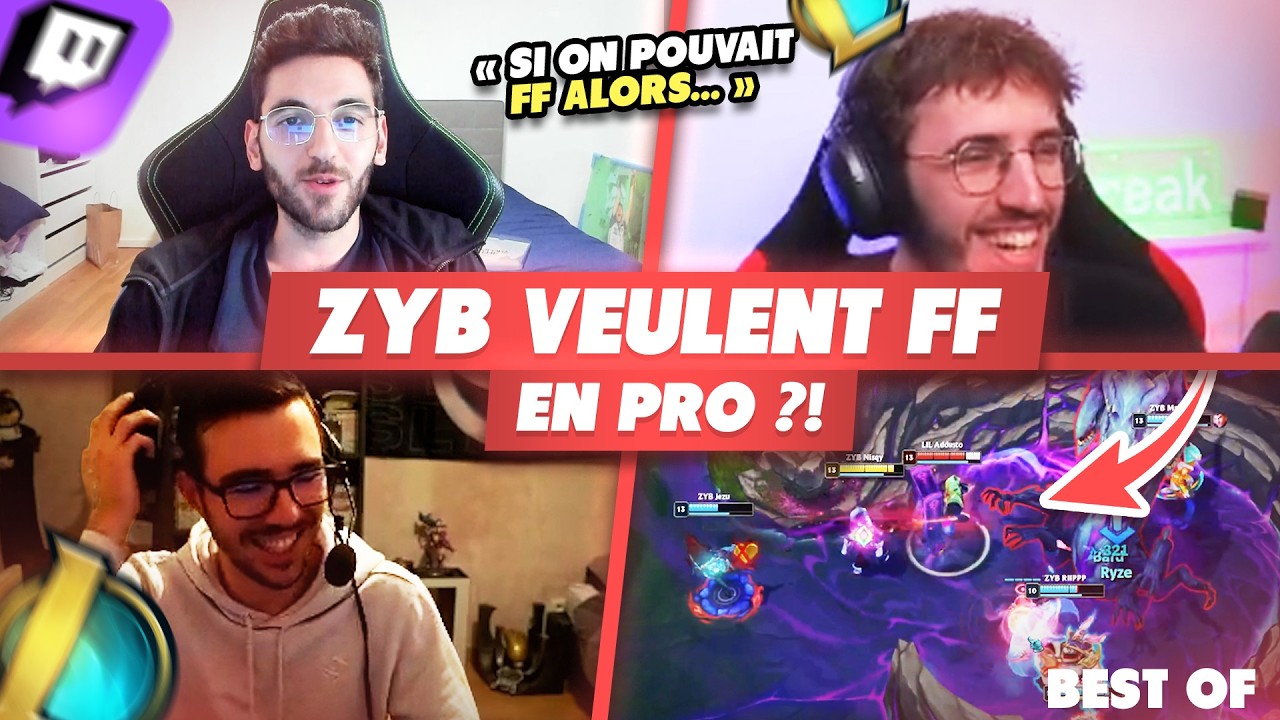 NISQY ET RIPP VEULENT INT ET FF EN GAME PRO ? - Best Of LoL #1290 Réactions