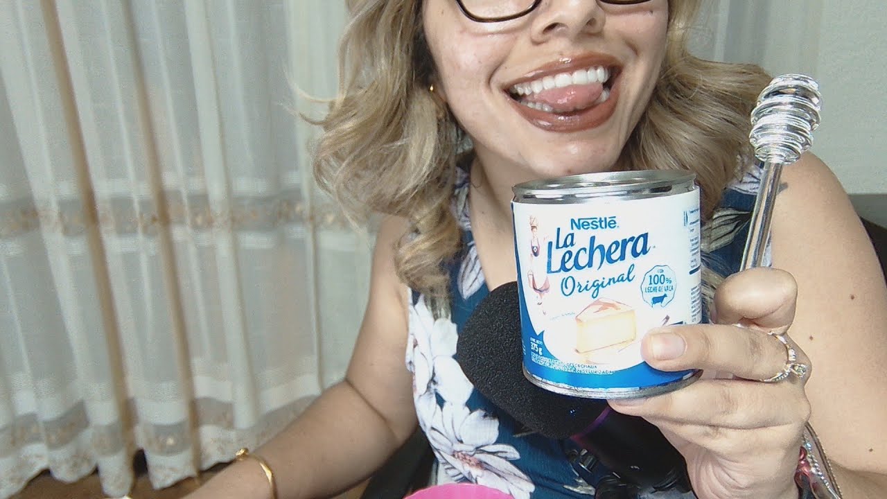 ASMR Comiendo Lechera con Cuchara Mielera