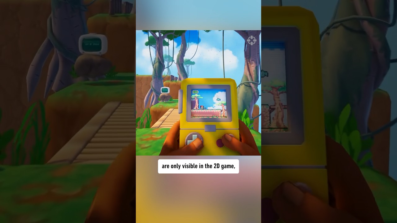 This game is in 5-D (3-D plus 2-D) and it&rsquo;s called Screenbound! #3d #2d #gaming #screenbound
