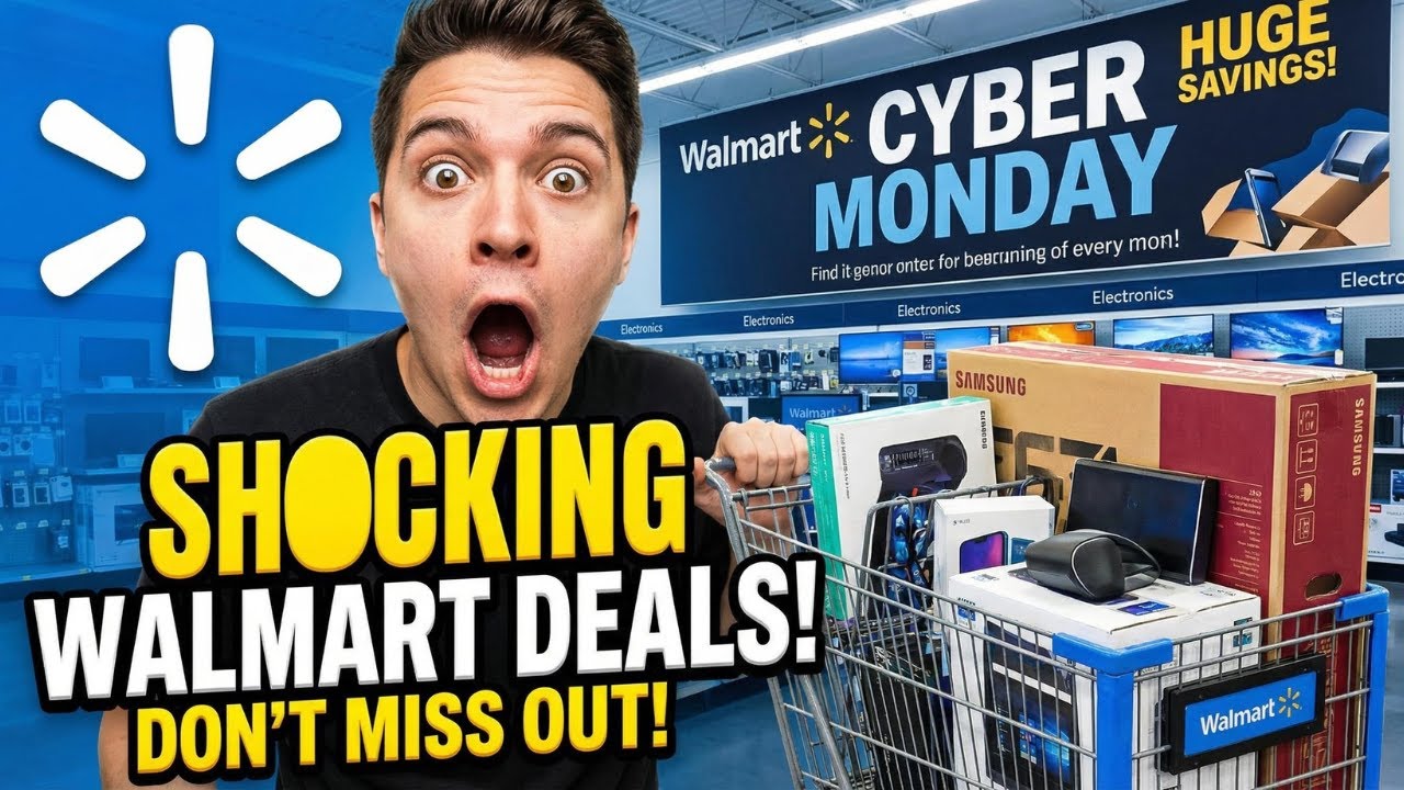 Киберпонедельник в Walmart 2025: лучшие скидки на технику, товары для дома и кухни 🔥