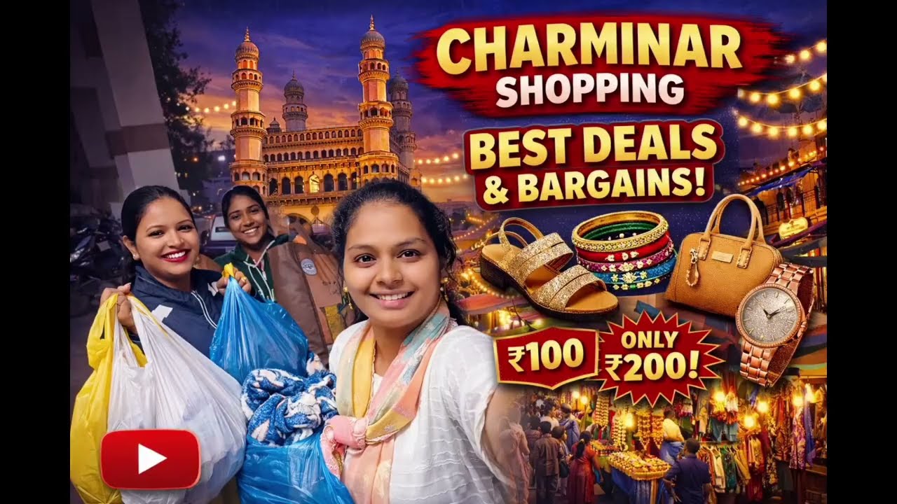 Hyderabad charminar shopping 