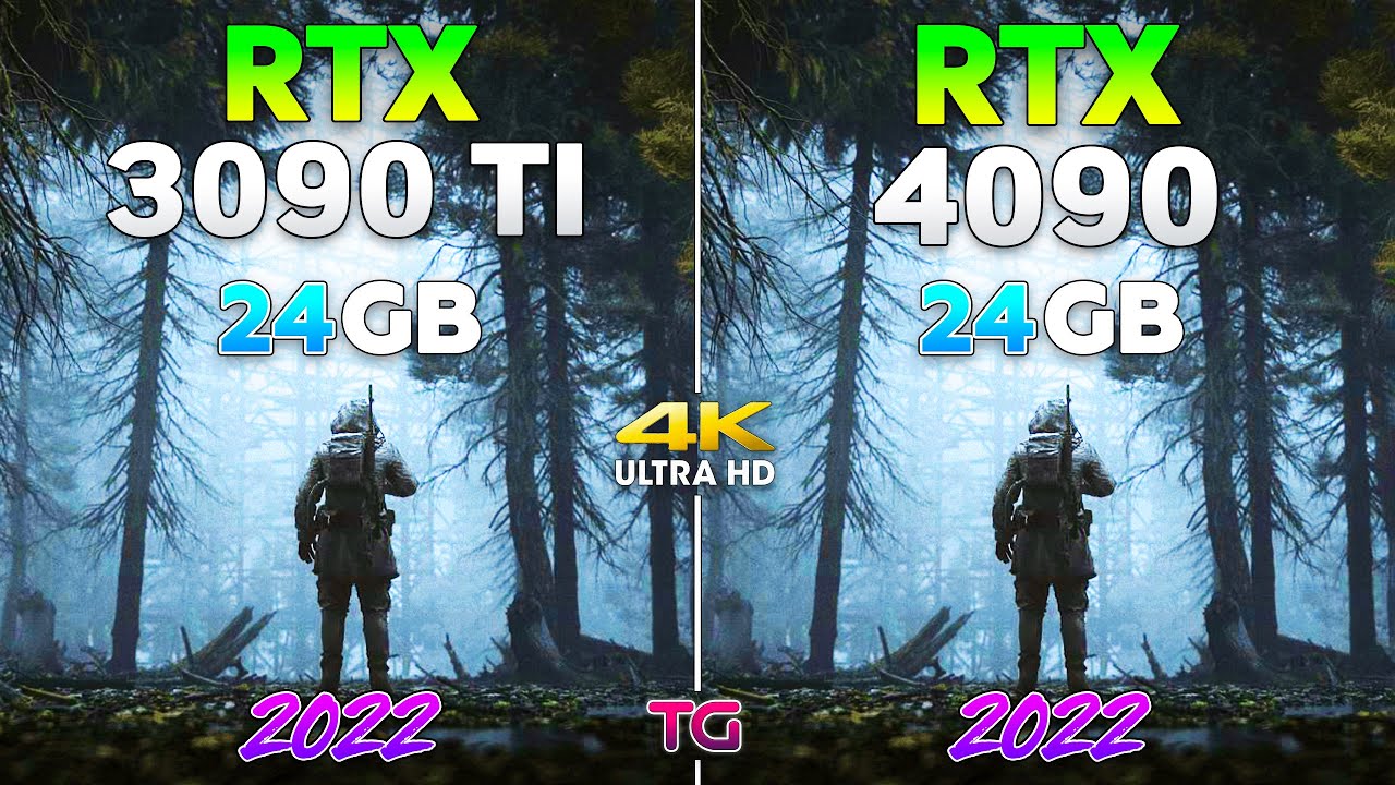 RTX 4090 vs RTX 3090 Ti - Test in New Games