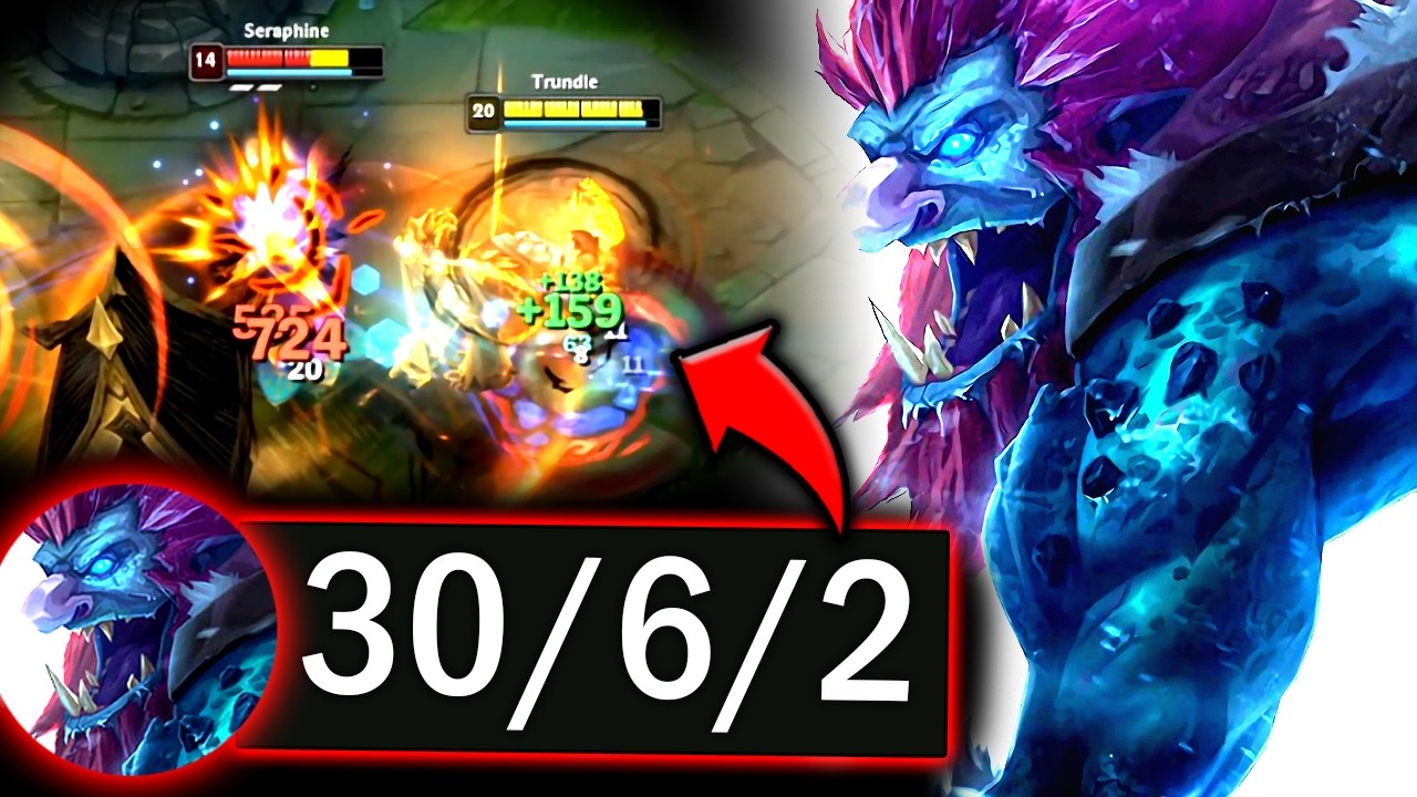 TRUNDLE TOP IS A TOXIC 1V5 TOPLANER.. SLEEPER OP! (1V5 BEAST) - 2026 Trundle TOP Gameplay Guide