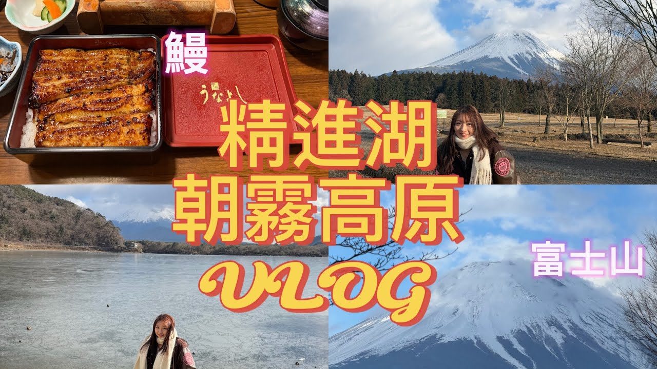 精進湖・朝霧高原日帰り弾丸旅行✨️♡富士山見えた♡ほうとうとうな重美味しすぎ〜(´﹃｀)ゆるゆるvlog