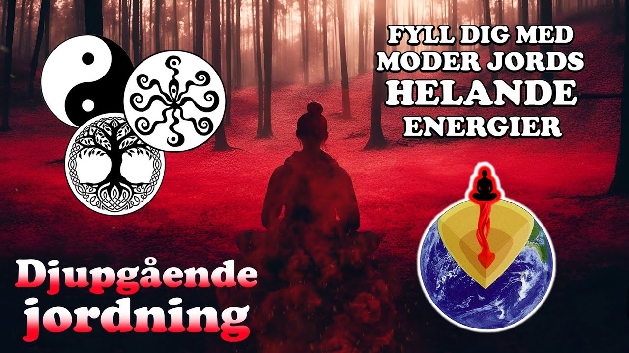 Vägledd JORDNINGSMEDITATION 15 min - "Jordning med Moder Jord-healing"